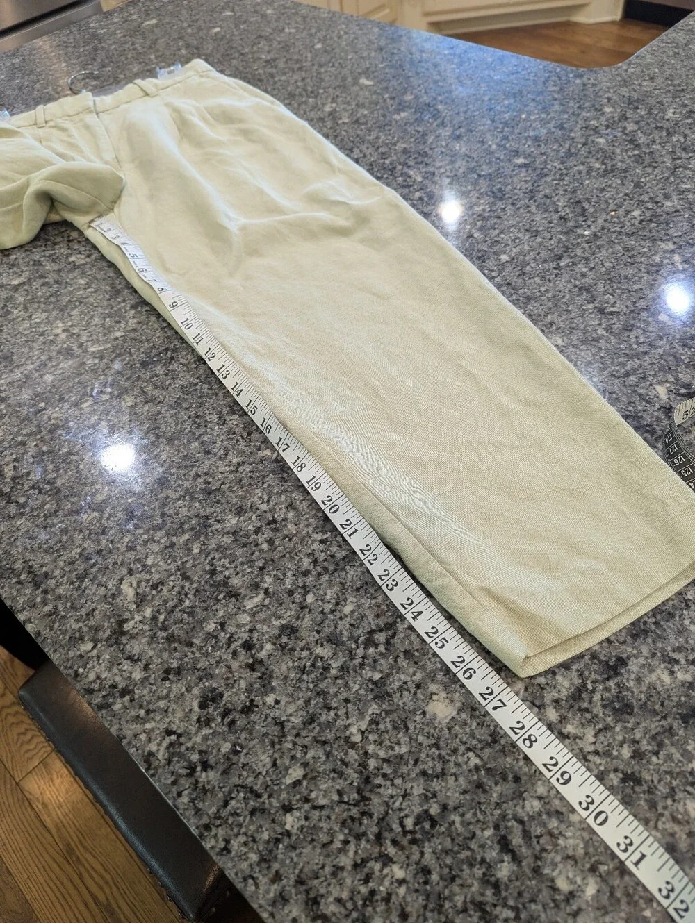 Wilfred Women's Pastel Sage Green Linen Pleated high rise Trouser pants size 8